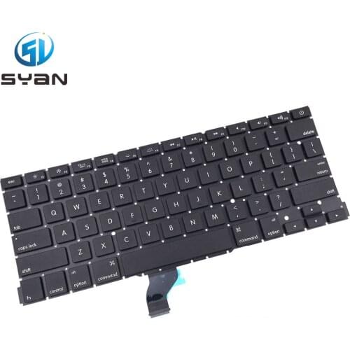 US A1502 keyboard with backlight for Macbook Pro Retina 13.3 inches laptop ME864 ME865 ME866 keyboards with backlit New