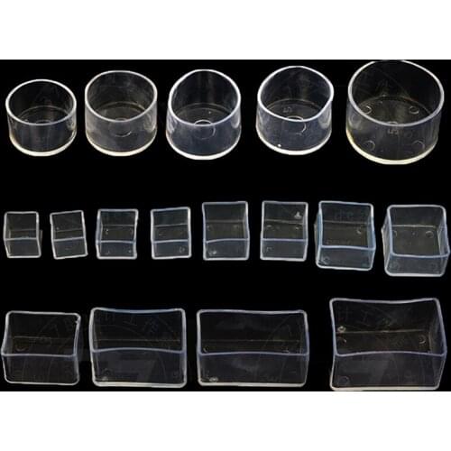 4pcs/set Chair Leg Caps Rubber Feet Protector Pads Furniture Table Covers Socks Hole Plugs Dust Cover Furniture Leveling Feets