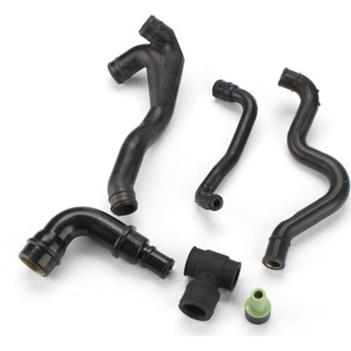 TAIHONGYU 6pcs Engine Kit Crankcase Breather Hose Fit For Audi A4 TT 1.8T VW Golf Jetta MK4 06A103213AF/ 06A 103 213AF
