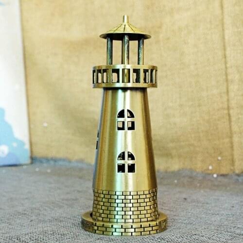 Jerusalem dome model building decoration lighthouse tower room metal bar home decor gift pagoda Dome of the Rock Souvenir figure