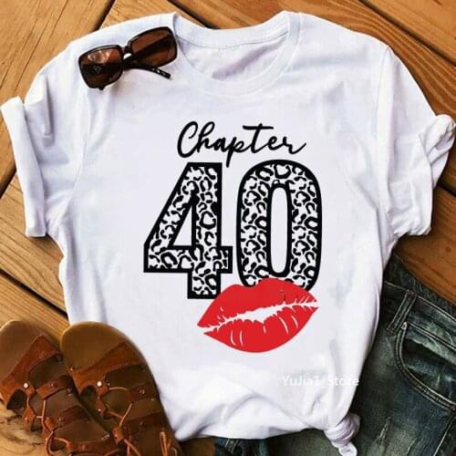 2021 Hot Sale 33th-49th Chapter Graphic Print Tshirt Women Sexy Lips Leopard T-Shirt Female Summer Tops Tee Shirt Femme