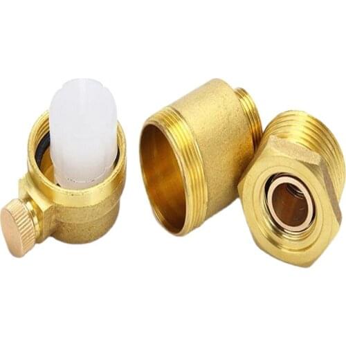 Copper automatic exhaust valve Pressure relief valve Air conditioning pipe Heating vent valve vent 4 points 6 points