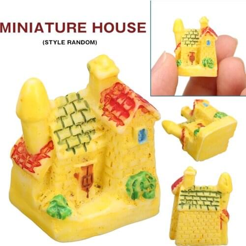 Mini Cottages House Fairy Garden Miniatures DIY Landscape Ornament Decor Crafts For Gardens Terraces Decoration
