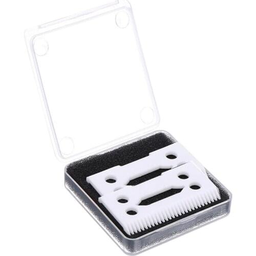 New 2Pcs 28 Teeth Zirconia Ceramic Clipper Blade for Wahl Senior Clipper