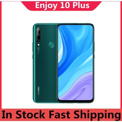 Original HuaWei Enjoy 10 Plus Mobile Phone Kirin 710F Octa Core Android 9.0 6.59" Full Screen 2340x1080 48.0MP Fingerprint OTA