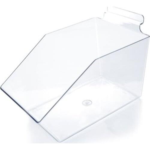 Supermarket foretaste container stand desktop one layer tray food box holder display rack stand Sample container