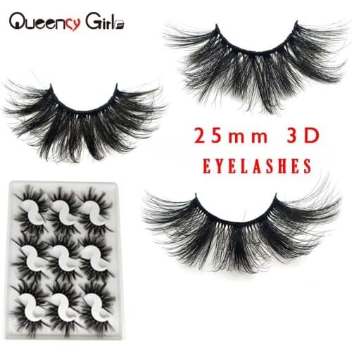 Queenly Grils New Arrived 2020 Hot 9 Pairs Mink Hair Eyelashes Extension