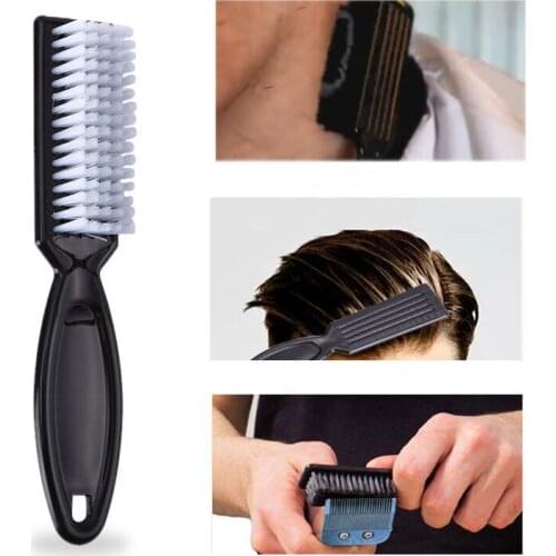 Hair Brush Soft Nylon Bristles Hairdressing Tool Plastic Handle Hair Cleaning Brushes Oil Hair Styling Tool Home Barbershop Use