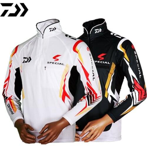 Daiwa Sportswear Fishing Shirt Anti-UV Protection Hiking Fishing Clothes Tackles Angler Sports Apparel Anti Mosquito Clothing