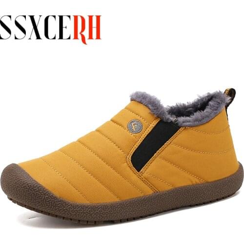 Slippers House Mens Autumn Winter Shoes Soft Man Home Slippers Cotton Shoes Fleece Warm Anti-skid High Quality Man Slippers