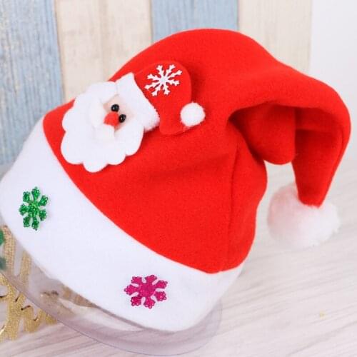 1pc Lovely Christmas Children Hats Santa Claus Christmas Decoration For Party 2020 NEW Year