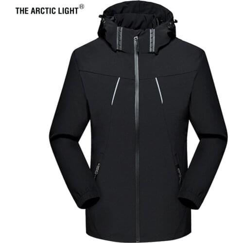 THE ARCTIC LIGHT Outdoors Spring Autumn Men Women Thin Windproof Hiking Jacket Four Seasons Mountaineering Multi-function Jacket