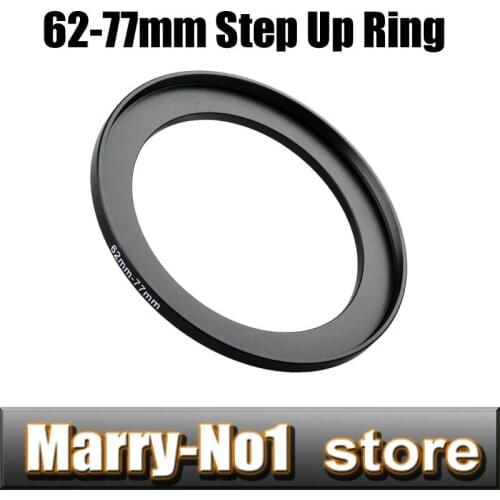 Black Step Up Filter Ring Lens Ring 62mm to 77mm 62mm -77mm 62-77mm