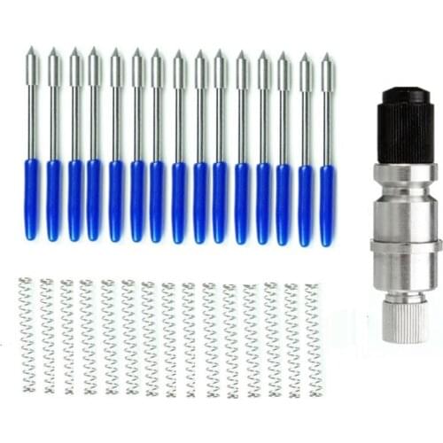For CB09 CB09U Graphtec Blade Holder Base with 15Pcs (60 Degree) Blade Cutter Plotter Cutting Blades
