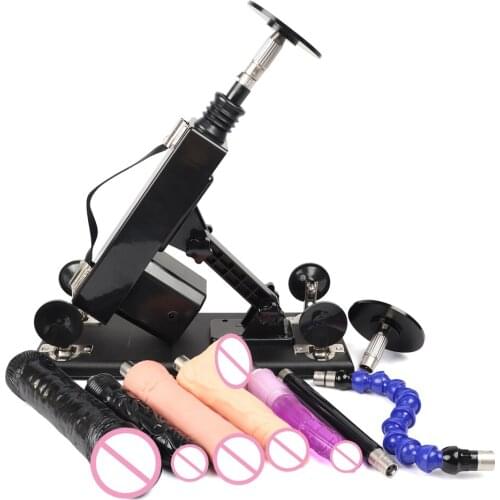 FREDORCH Automatic Sex Machine for Women Adults Sex Toys with Dildos Suction Cup Vibrator Thrusting Telescopic Love Machine