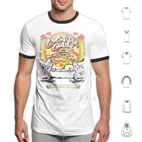 Cactuar Cooler T Shirt DIY Cotton Big Size S-6xl Awesome Cool Vector Parody Pop Culture Selling Sale Tv Movie Comic Cartoon