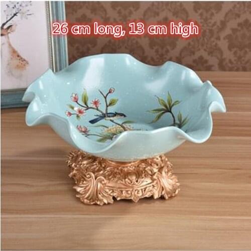 American country home dried fruit tray, snack tray, home office restaurant desktop decoration crafts