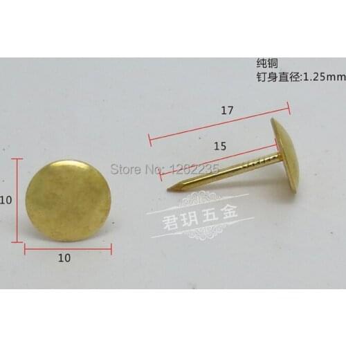 10mm diameter Furniture Hardware bulla nails Decorative Antique Nails Doornail Sofa nail Bronze Nails Wholesale