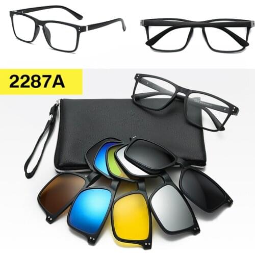 Male Women Sunglasses Polarized Fishing Glasses Magnet Clip On With Eyeglasses Frames Men Optical Myopia