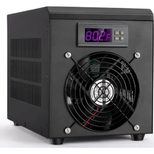 Aquarium Water Chiller 60L Fish Tank Cooler Heater System 10-40º C for Home Fish Shrimp Breeding Aquaculture with Pump