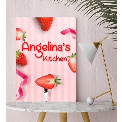 Personalized Kitchen Canvas Decoration Gift Dear Moment Happy Design Modern Good Quality Reliable Wall Special Occasions Memory