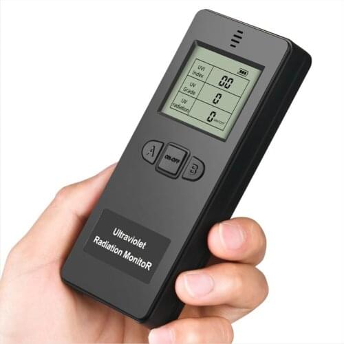 Portable Digital Ultraviolet Radiation Detector Ultraviolet UVI Meter Radiometer Tester Protective Equipment Testing