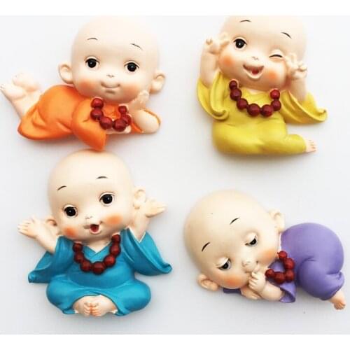 QIQIPP Healing Department Thailand Myanmar Creative Tourism Commemorative Decorative Cute Shami Magnetic Fridge Magnet