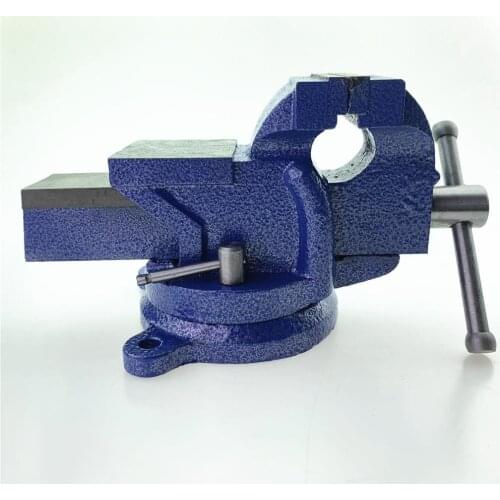 Bench Vise Flat Mouth Vise Small Vise Bench Workbench Household Multi-function Bench Vise Heavy Duty Clamp