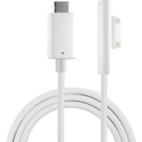 Besegad 1.5m 15V USB Type-C Power Supply Charger Charging Adapter Cable for Microsoft Surface Pro 6 5 4 3 Accessories