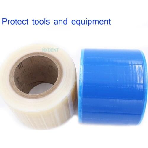 Dental Disposable Protective Film 10*15cm Barrier Film Roll Tape 1200 Sheets for Dental Tools Equipment,Tattoo,Makeup Protective