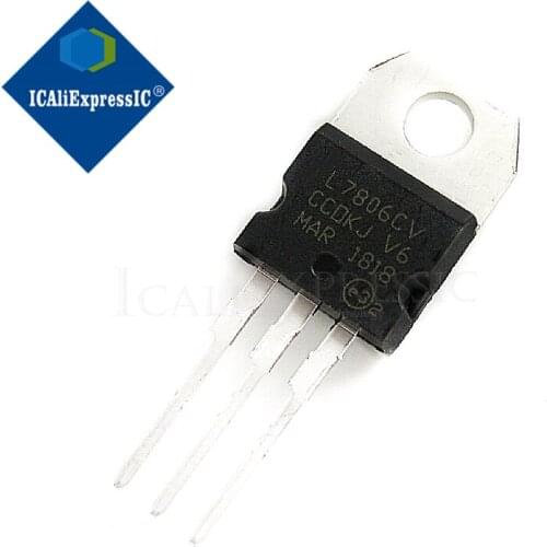 10PCS L7806CV 7806 TO220 L7806 TO-220 LM7806 MC780 new original In Stock
