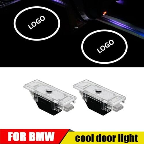 2pc LED Courtesy Light for BMW Logo Car Door Light BMW E39 E53 X5 E52 528i Z8 E39 Accessories Car-styling Welcome Light