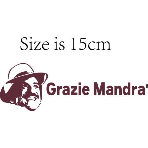 2020 Grazie Mandra Patch iron on patches for clothes Soccer Badge