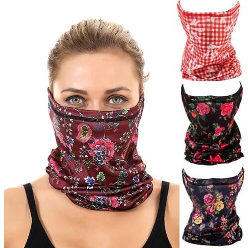 2021 New Outdoor Sport Cycling Multifunctional Magic Scarf Men Women Sun Protection Bandana Camping Hiking Headscarves
