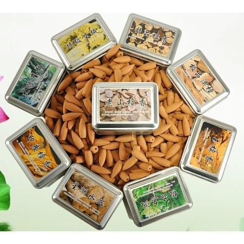 3.5cm Burn 15 Mins 70Pcs/Box Bullet Incense Smoke Backflow Incense Cone Incense Extended Medium Home Indoor Aromatherapy Incense