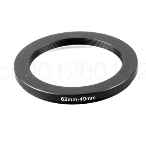 62mm-49mm 62-49 mm 62 to 49 Step down Filter Ring Adapter For filters adapters LENS LENS hood LENS CAP