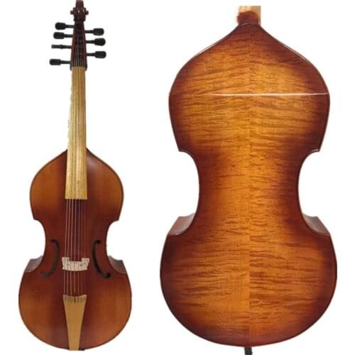 Baroque Style SONG Brand Maestro 7 strings 27" viola da gamba,powerful sound