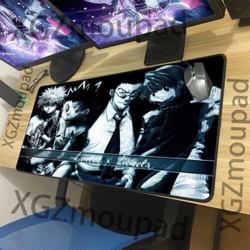 XGZ gaming mouse pad computer desk mat black seam hunter comics custom fashion office mouse pad speed rubber stripe non-slip