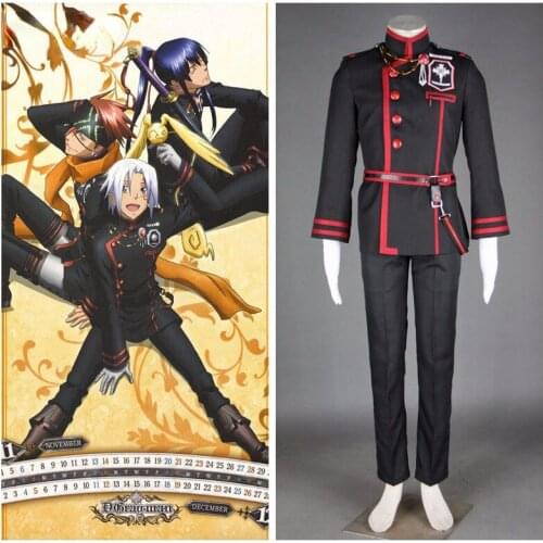 Top Selling D.Gray man Anime Allen Walker Exorcist Uniform Halloween Cosplay Costume