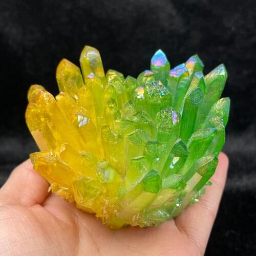 New!!! Natural Double Crystal Quartz Cluster Stone Minerals Great for Meditation Positive Healing Home Decoration Chakra Reiki