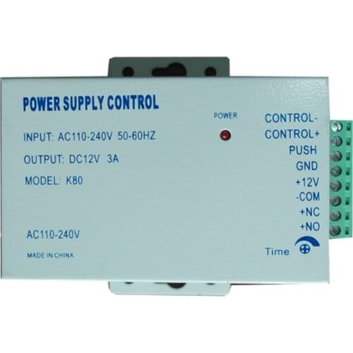 DC 12V New Door Access Control system Power supply for building door control Switch Power Supply 3A/AC 110~240V