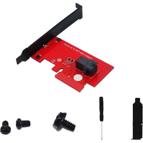 PCI Express 4.0 X4 Host Adapter Card with SFF-8643 Mini-SAS HD 36Pin Connector for U.2 (SFF-8639) PCIe-NVMe SSD