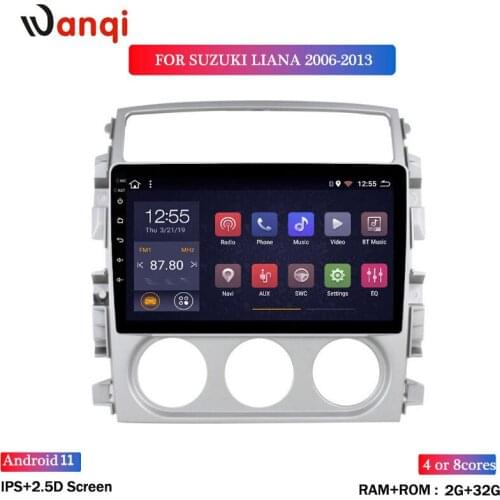 Android 8.1 full touch screen 2.5D 9 Inch for Suzuki LIANA 2006 2007 2008 2009 2010 2011 2012 2013 car gps radio navigation