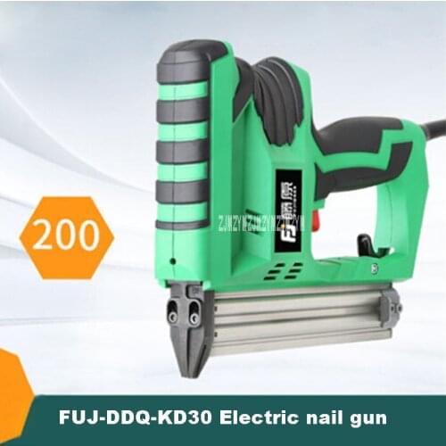 Professional Electric Nail Gun FUJ-DDQ-KD30 F30 Straight Nail Gun Woodworking Nailing Tools 200 Pieces / min AC198v-242v / 50Hz