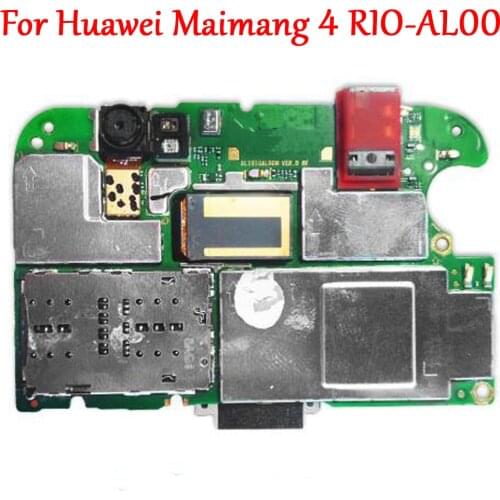 Tested Work Original Unlocked Motherboard For Huawei Maimang 4 Maimang4 RIO-AL00 D199 G7 Plus Logic Circuit Electronic Chips 32G