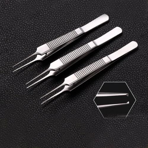 Double eyelid fat tweezers microscopic fat extraction tweezers with hook eyelid tweezers