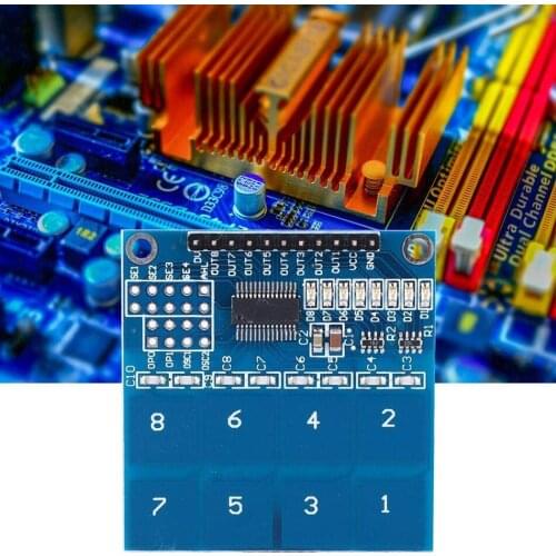 TTP226 8 Channel Digital Touch Sensor Module Capacitive Touch Switch for Arduino UNO