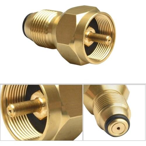 Outdoor Economic Propane Refill Adapter Lp Gas 1 Lb Cylinder Tank Coupler Heater Bottles