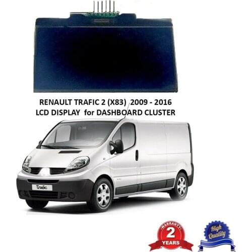 Dashboard LCD Display Screen Instrument Cluster LCD Screen for Renault Trafic 2 X83 BOX 2010-2016 Pixel Repair