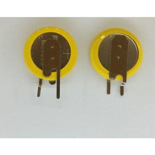 2PCS/LOT New original ML1220 Rechargeable Battery 3V button battery board 20MAH ML1220 / F1BN 3V